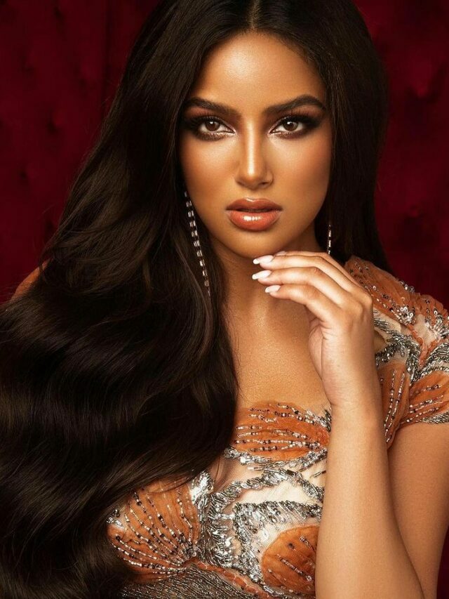 Miss Universe Harnaaz Sandhu bewitching hot avtar in sparkling gown